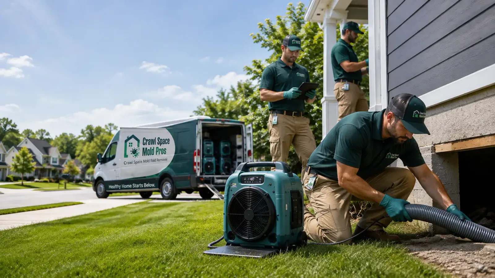 Crawl Space Mold Removal in Sellersville, PA